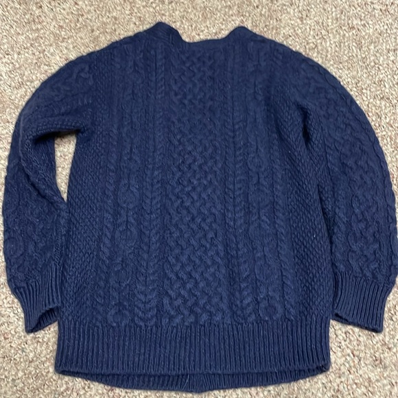 Inis craft 100% wool heavy weave cardigan sweater - Picture 9 of 9